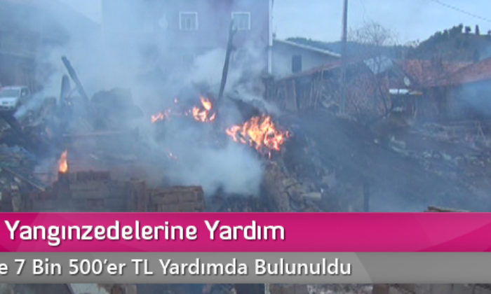 Çukuröz Yangınzedelerine Yardım