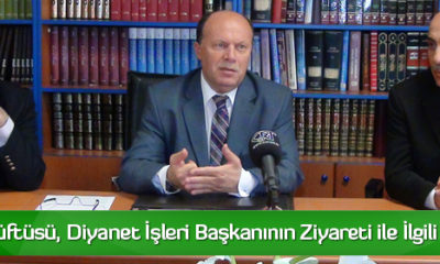 Çorum Müftüsü, Diyanet İşleri Başkanının Ziyareti ile İlgili Bilgi Verdi