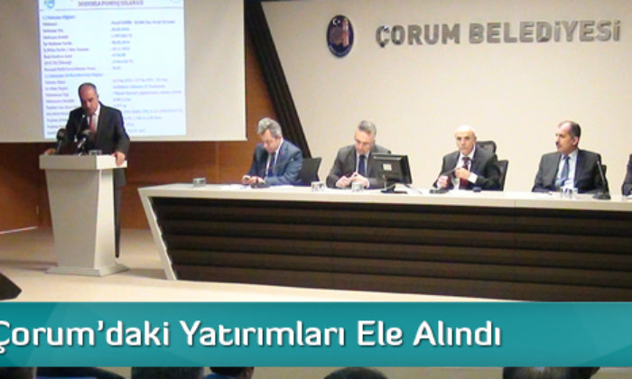 DSİ’nin Çorum’daki Yatırımları Ele Alındı