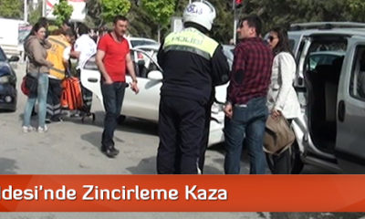 Gazi Caddesi’nde Zincirleme Kaza