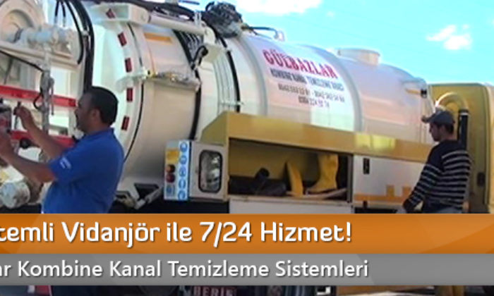 Özel Sistemli Vidanjör ile 7/24 Hizmet!