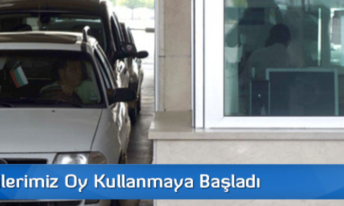 Gurbetçilerimiz Oy Kullanmaya Başladı