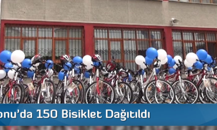 Kastamonu’da 150 Bisiklet Dağıtıldı