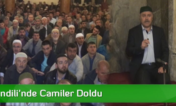 Miraç Kandili’nde Camiler Doldu