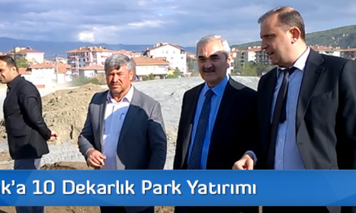 Osmancık’a 10 Dekarlık Park Yatırımı