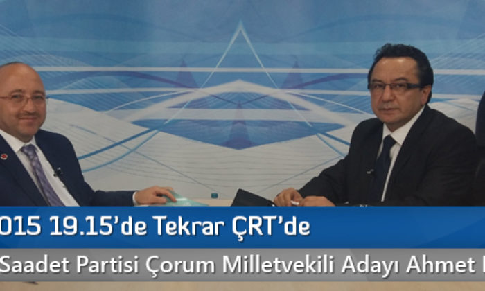 Seçim 2015 19.15’te Tekrar ÇRT’de