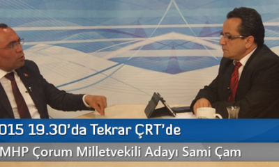 Seçim 2015 19.30’da Tekrar ÇRT’de