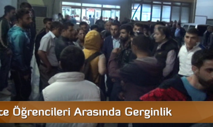 Üniversite Öğrencileri Arasında Gerginlik