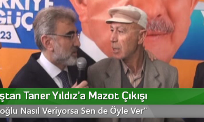 Vatandaştan Taner Yıldız’a Mazot Çıkışı