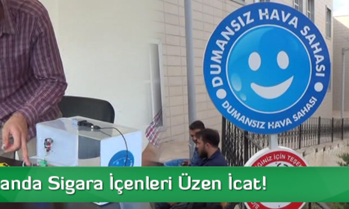 Yasak Alanda Sigara İçenleri Üzen İcat!