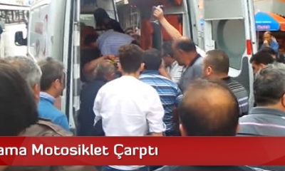 Yaşlı Adama Motosiklet Çarptı