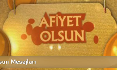 “Afiyet Olsun” Mesajları