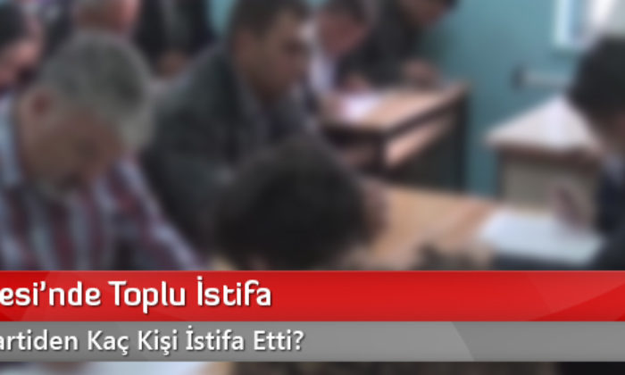Bayat İlçesi’nde Toplu İstifa
