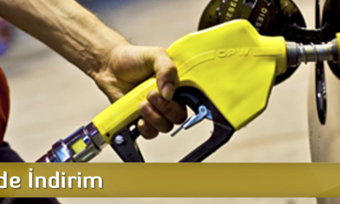 Benzinde İndirim