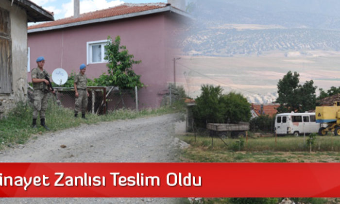 Aranan Cinayet Zanlısı Teslim Oldu