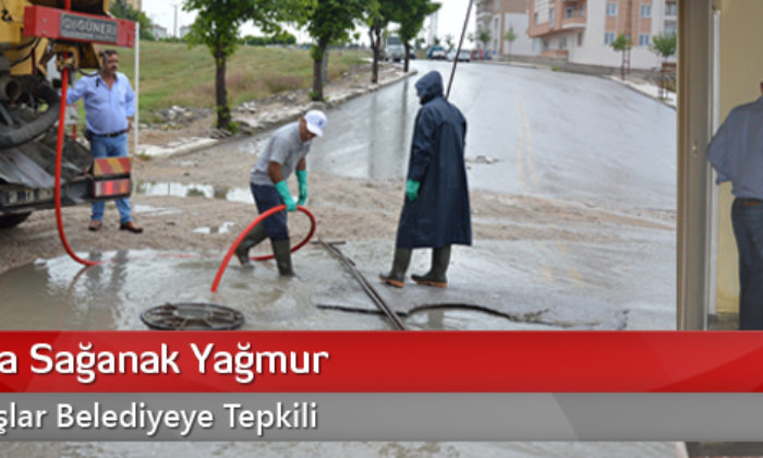 Çorum’da Sağanak Yağmur