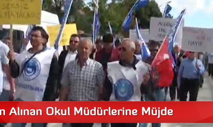 Görevden Alınan Okul Müdürlerine Müjde