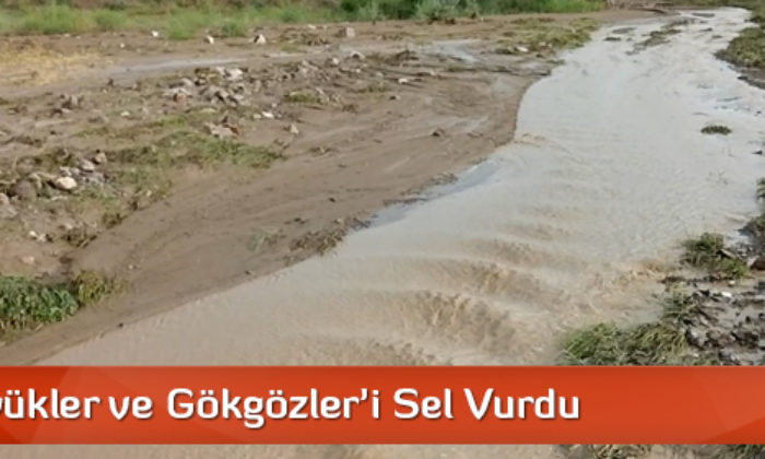 Gözübüyükler ve Gökgözler’i Sel Vurdu