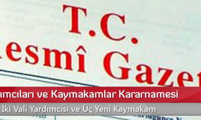 Vali Yardımcıları Ve Kaymakamlar Kararnamesi