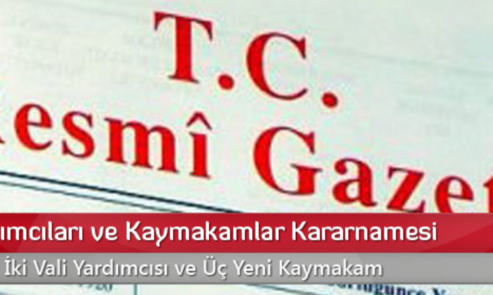 Vali Yardımcıları Ve Kaymakamlar Kararnamesi