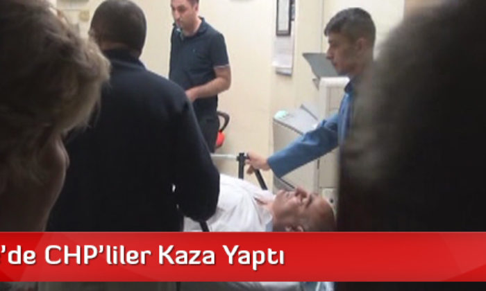 Kırıkkale’de CHP’liler Kaza Yaptı