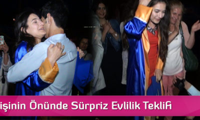 Mezuniyet Töreninde Evlilik Teklifi