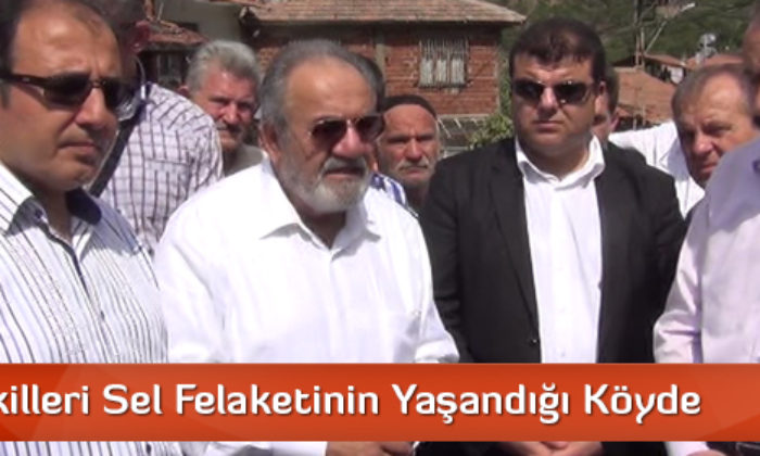 Milletvekilleri Sel Felaketinin Yaşandığı Köyde