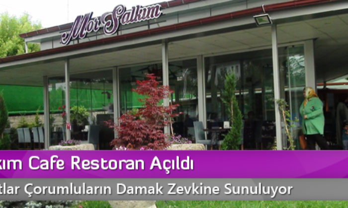 Mor Salkım Cafe Restoran Açıldı