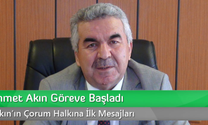 Müftü Ahmet Akın Göreve Başladı