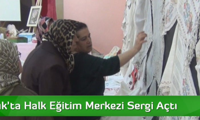 Osmancık’ta Halk Eğitim Merkezi Sergi Açtı