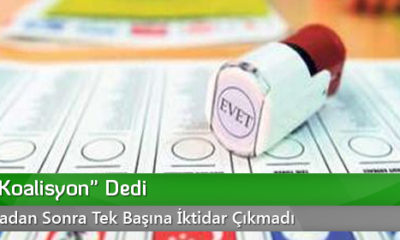 Sandık “Koalisyon” Dedi