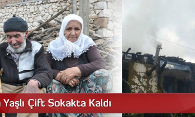 Evi Yanan Yaşlı Çift Sokakta Kaldı