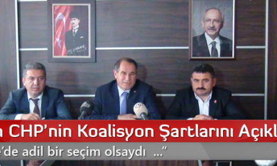 Yıldırım Koalisyon Şartlarını Açıkladı