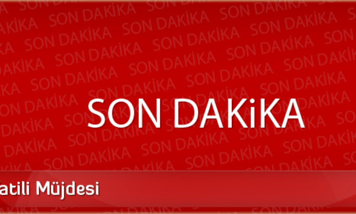 Bayram Tatili Müjdesi