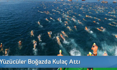 Çorumlu Yüzücüler Boğazda Kulaç Attı