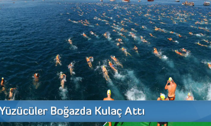 Çorumlu Yüzücüler Boğazda Kulaç Attı