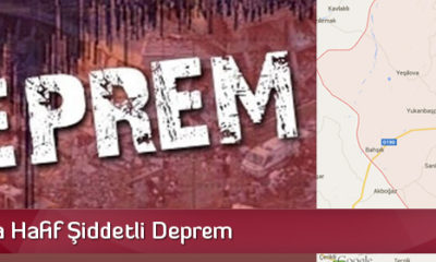 Çorum’da Hafif Şiddetli Deprem