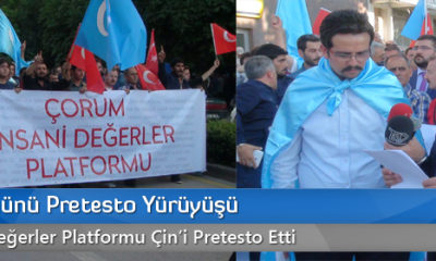 Çin Zulmünü Protesto Yürüyüşü