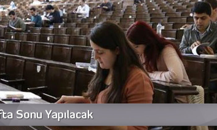 KPSS Haftasonu Yapılacak