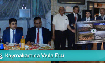 Uğurludağ, Kaymakamına Veda Etti