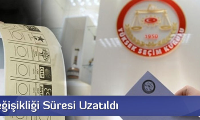 Adres Değişikliği Süresi Uzatıldı