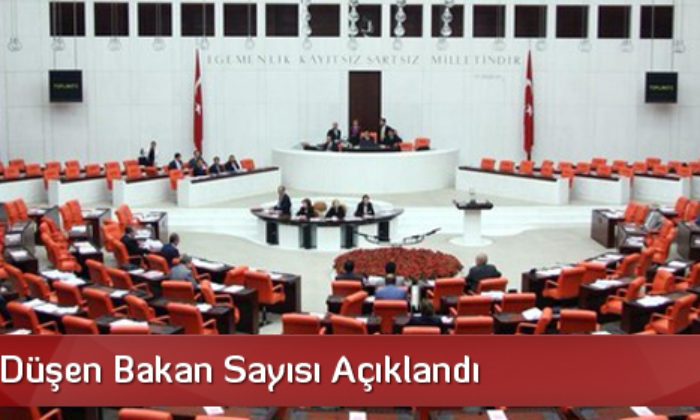 Partilere Düşen Bakan Sayısı Açıklandı