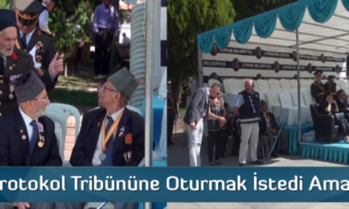 Gaziler Protokol Tribününe Oturmak İstedi Ama…