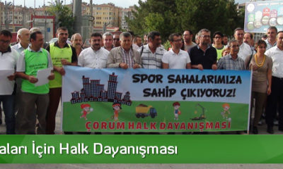 Spor Sahaları İçin Halk Dayanışması