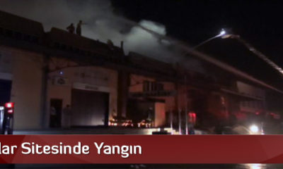Toptancılar Sitesinde Yangın