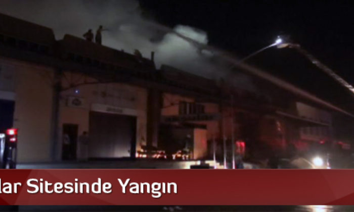 Toptancılar Sitesinde Yangın