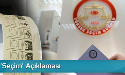 YSK’dan ‘Seçim’ Açıklaması
