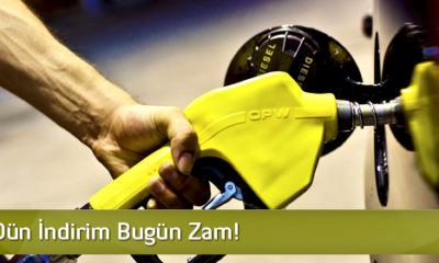 Benzine Dün İndirim Bugün Zam!