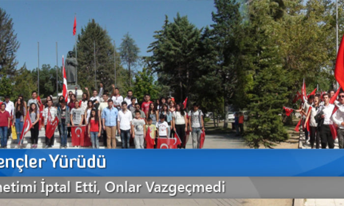 CHP’li Gençler Yürüdü