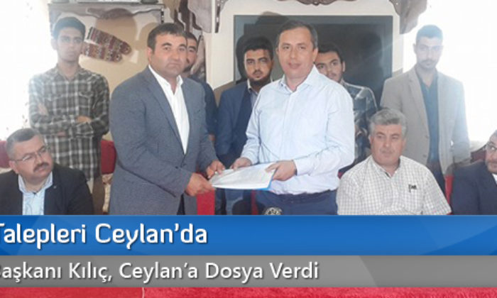 Esnafın Talepleri Ceylan’da